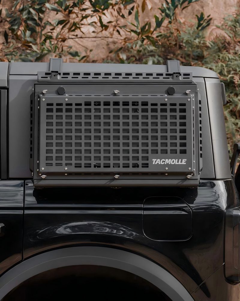 Tacmolle Side Window Storage Box with Concealed Table for Ford Bronco