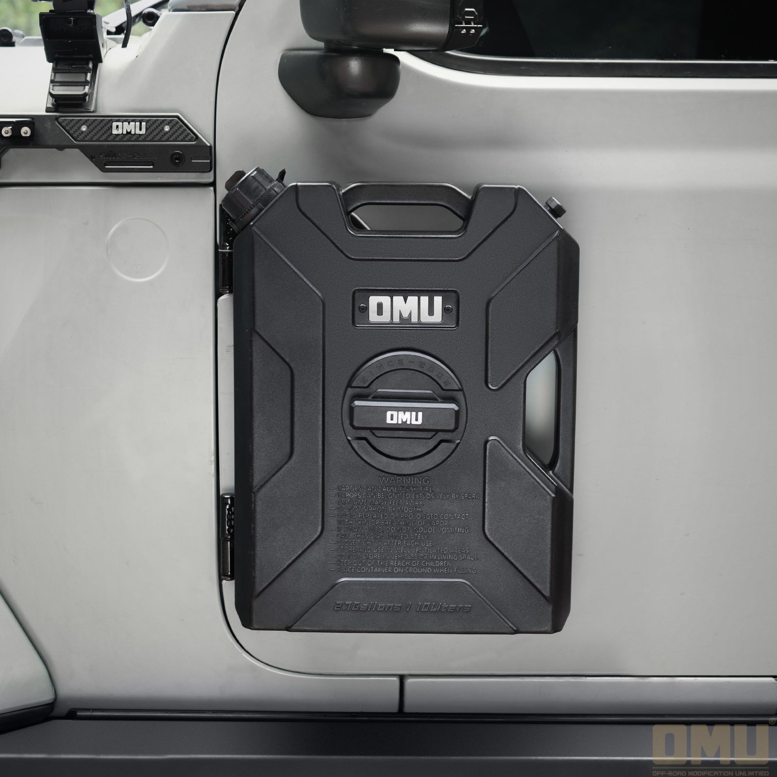 OMU Genesis 10L Jerrycan kit for Overland Modular Utility setup
