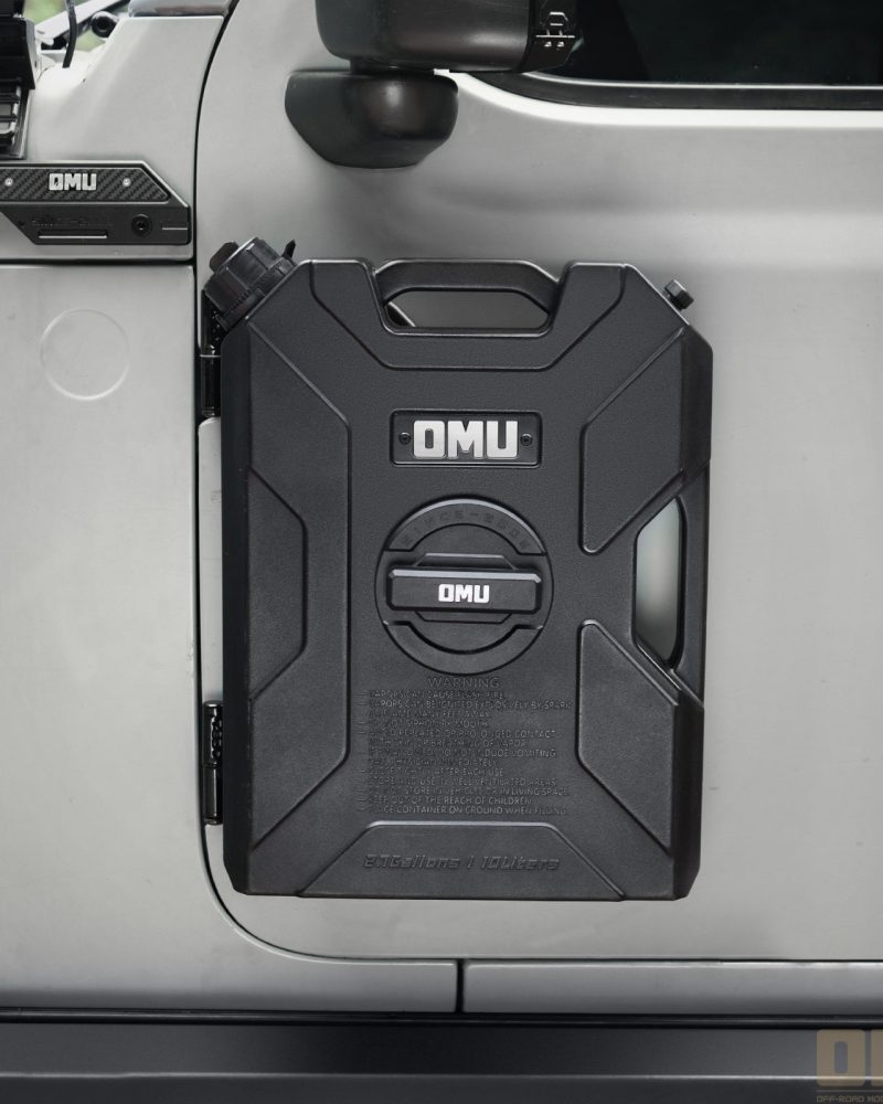 OMU Genesis Series 10L Door Hinge Jerrycan Kits For Jeep Wrangler JK/JL Gladiator JT