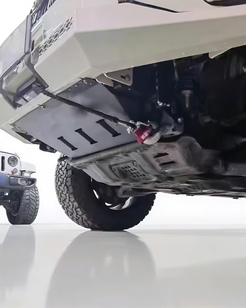 18+Prado LC150 Sand Dune Off-Road Front Bumper with Winch Mount Rear Bumper with Tail Lights Enhance Protection Impact-Resistant