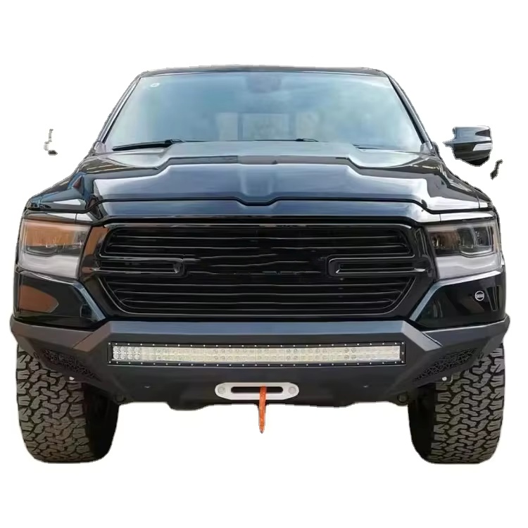 19 for Ram 1500 Bumper with Front and Rear Anti-Collision Beam LED Light Modification New Condition