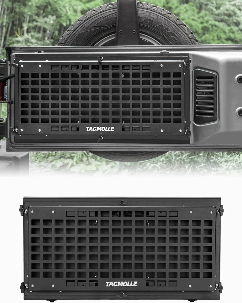 Tacmolle Tactical Tailgate Table Storage MOLLE Panel For Jeep Wrangler JK JL