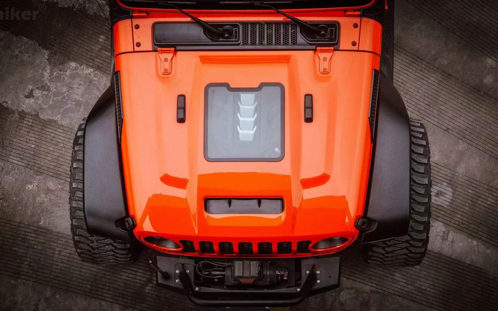 Maiker Space Capsule Hood For Jeep Wrangler JK JL JT