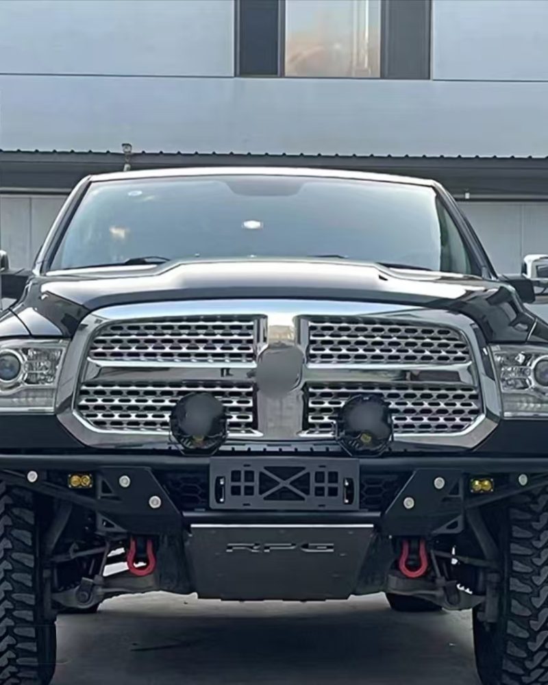 2013-2017 for Ram Tyrant Front Bumper Stylish Off-Road Bumper Safe Impact-Resistant Protection Damage-Free Installation Auto