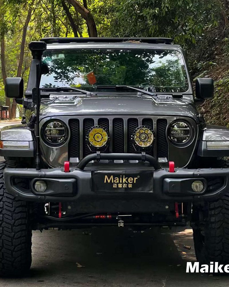 Maiker 7 Inch 60W Floodlight For Jeep Wrangler JKJL/Gladiator JT Accessories