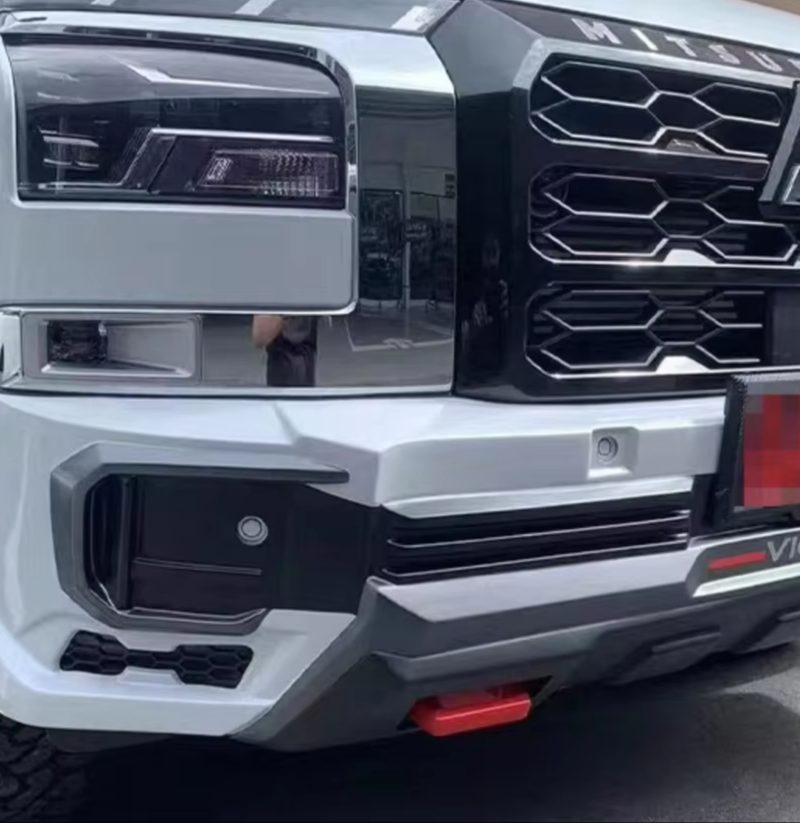 2023-2025 Triton L200 Front Bumper Bull Bar with DRL & Turn Signal, Body Kit