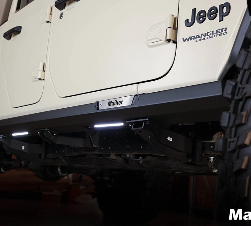 Maiker Side Step Bar With Light For Jeep Wrangler JKJL/JT