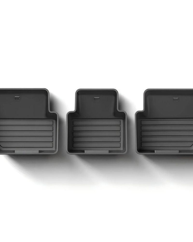 Tesla Cybertruck Rear Under-Seat Storage Bins (3-Piece Organizer Set)