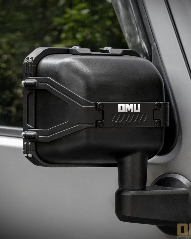 OMU Genesis Rearview Mirror Cover Rain Shield For Jeep Wrangler JK