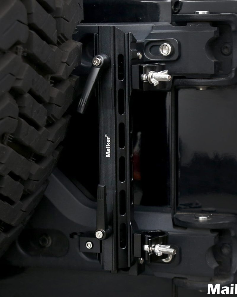 Maiker Aluminum Tactical Flagpole Holder Bracket For Jeep Wrangler JKJL Accessories