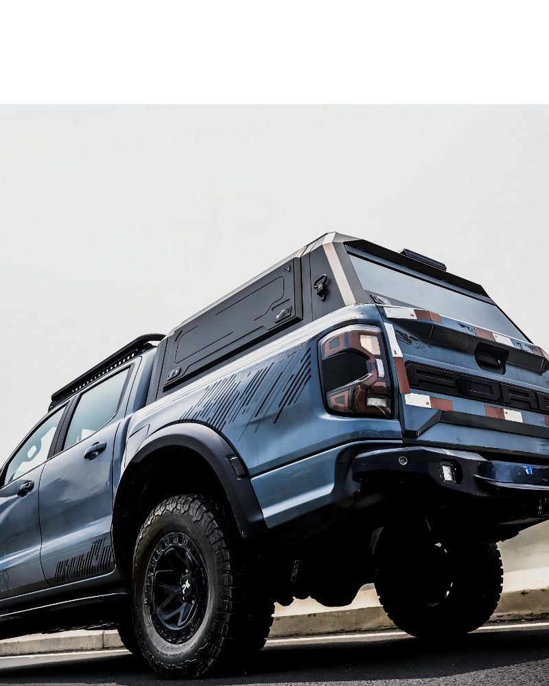 3 Doors Waterproof Sealed Hard Canopy Pickup Truck Bed Cover Special for Pickup Modification Rear Cargo Box Cap