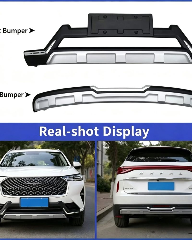 Haval H6 Front & Rear Bumper Guard (3rd Gen, 2021-2026) Model-Specific ABS Protector