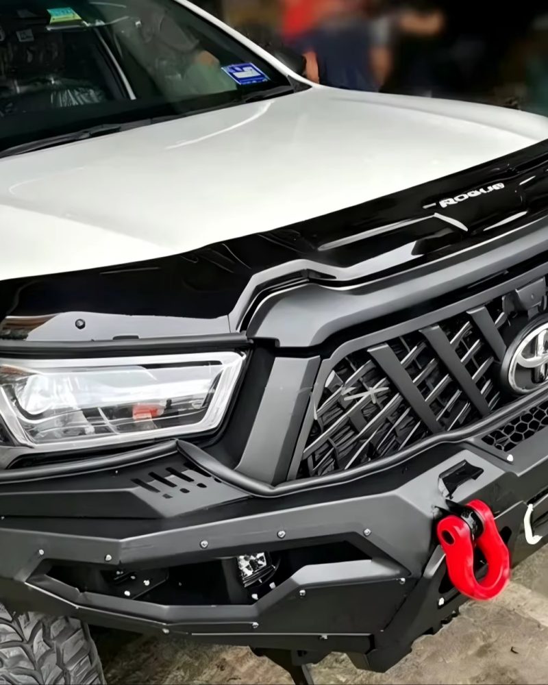 4 Off Road Thai Competition Front Protective Bumper With LED Light Anti Impact Bull Bar Fit for 2015 To2025 REVO Pickup Truck