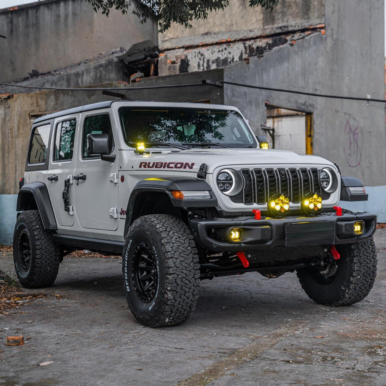Maiker steel front bumper Jeep Wrangler JL winch-ready 3/16 plate