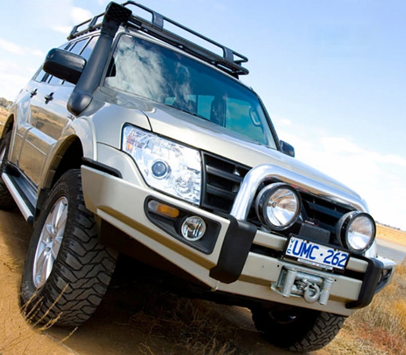 4WD Front Bumper Guard Heavy Duty Offroad Bull Bar for Pajero V93 V97 Vehicle Upgrade