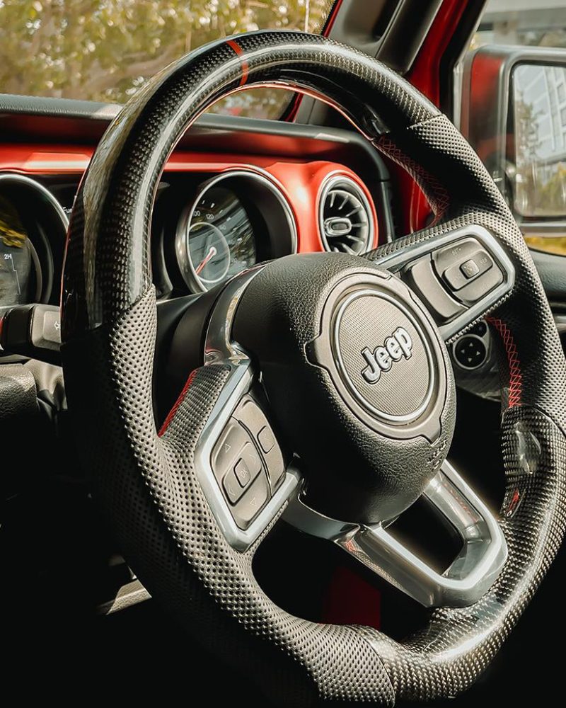 Maiker Carbon Fiber Steering For Jeep Wrangler JL JT
