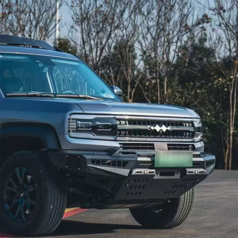 4x4 Manganese Steel Front Rear Bumper for Leopard 5 Off Road Winch Plate Guard