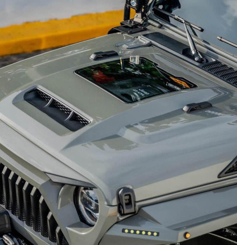 Maiker Space Capsule Engine Hood For Jeep Wrangler JK/JL Gladiator JT Accessories