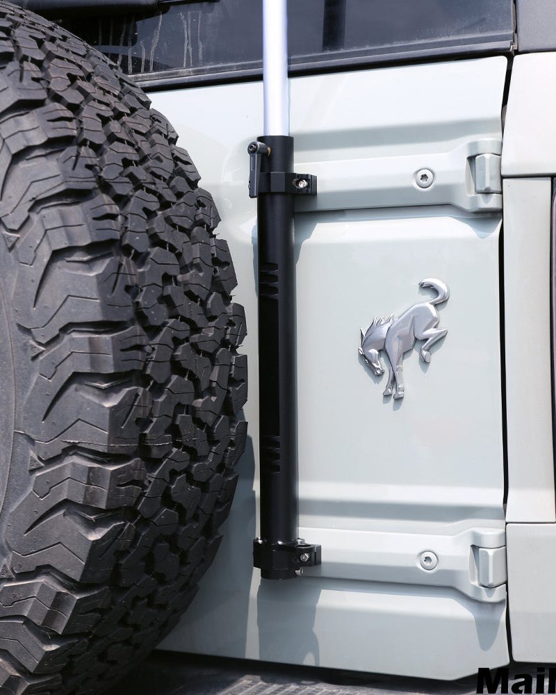 Maiker Tailgate Flagpole Holder Bracket For Ford Bronco Accessories