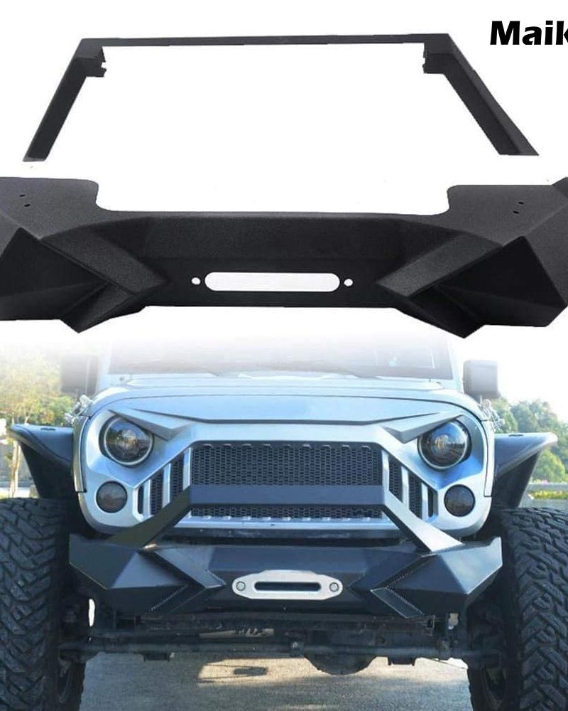 Maiker Steel Front Bumper For Jeep Wrangler JKJL Accessories