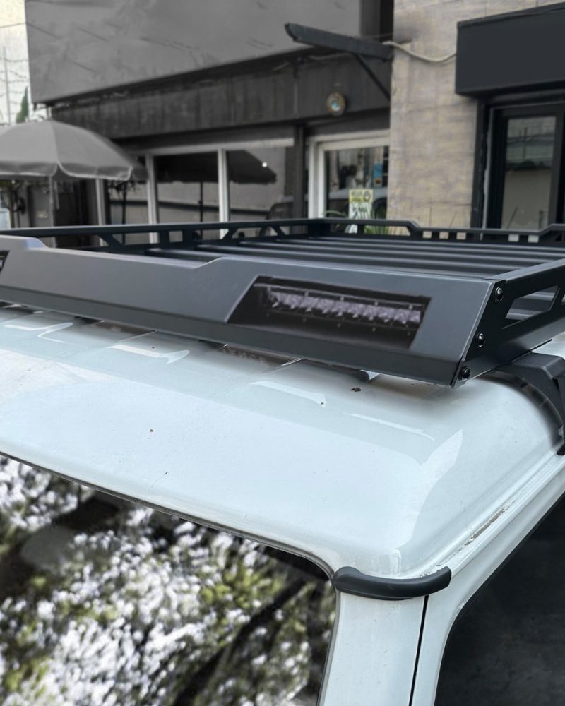 Maiker Aluminum Roof Luggage Rack With Light Hole For Suzuki Jimny JB64/74 Accessories