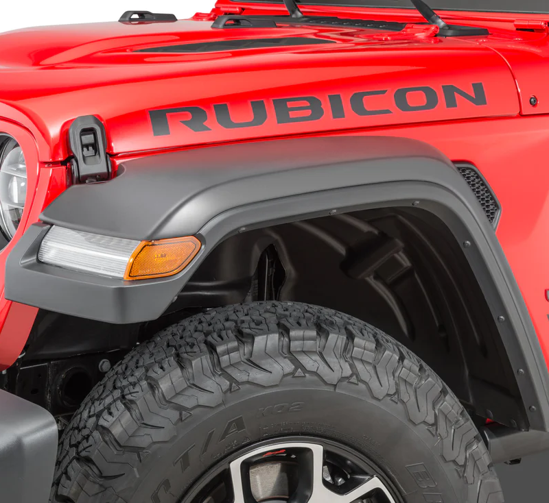 Maiker High Top Clearance Fender Flare With Inner Fender&Light For Jeep Wrangler JL