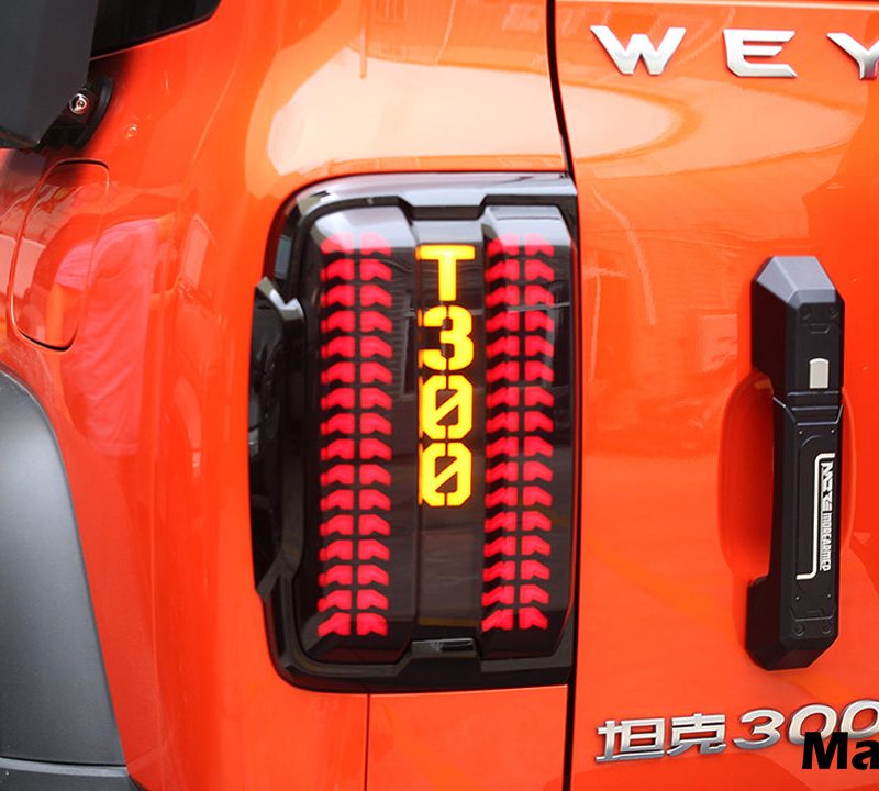Maiker Smoked LED Taillight For Tank 300 Accessories