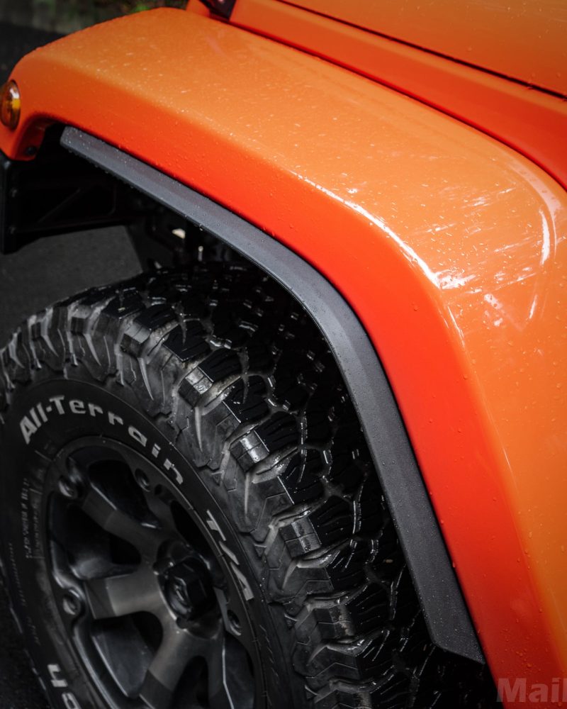 Maiker Extension Fender Trim With Rivet For Jeep Wrangler JK