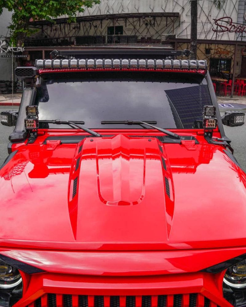 Maiker Replacement Hood Heat Dispersion For Jeep Wrangler JL