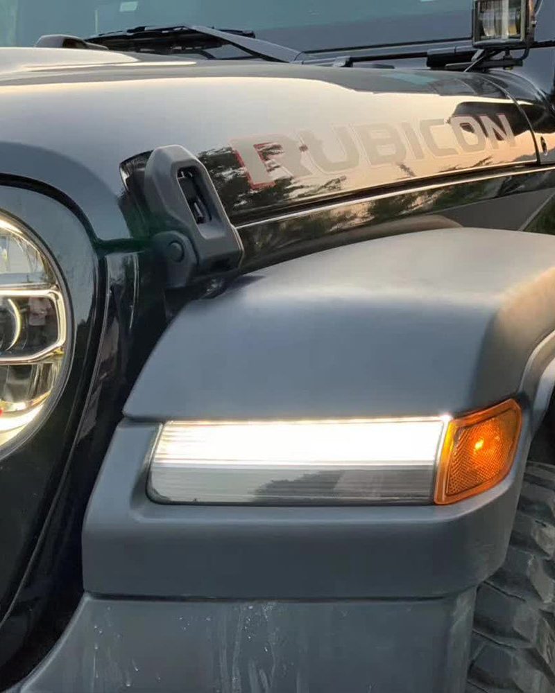 Maiker LED Fender Daytime Running Light For Jeep Wrangler JL JT