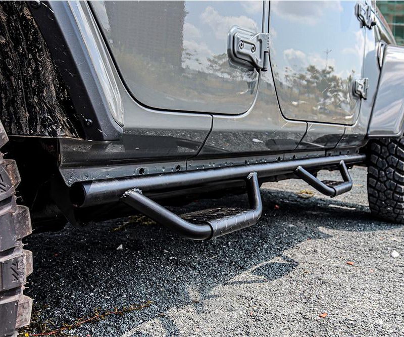 Maiker Steel Side Step Neft Bar For Jeep Wrangler JL 4 Doors Running Board