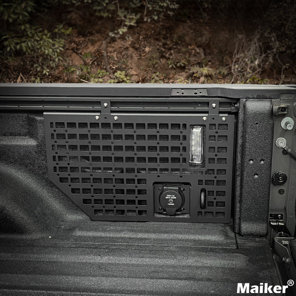 Maiker Side Bed MOLLE Panel System for Jeep Gladiator JT