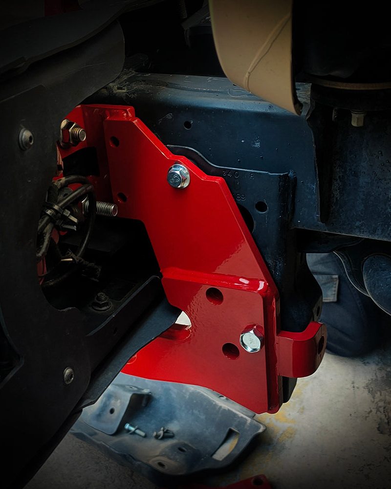 Maiker Reinforced Front Bumper Red Tow Hook For Jeep wragngler JL JT