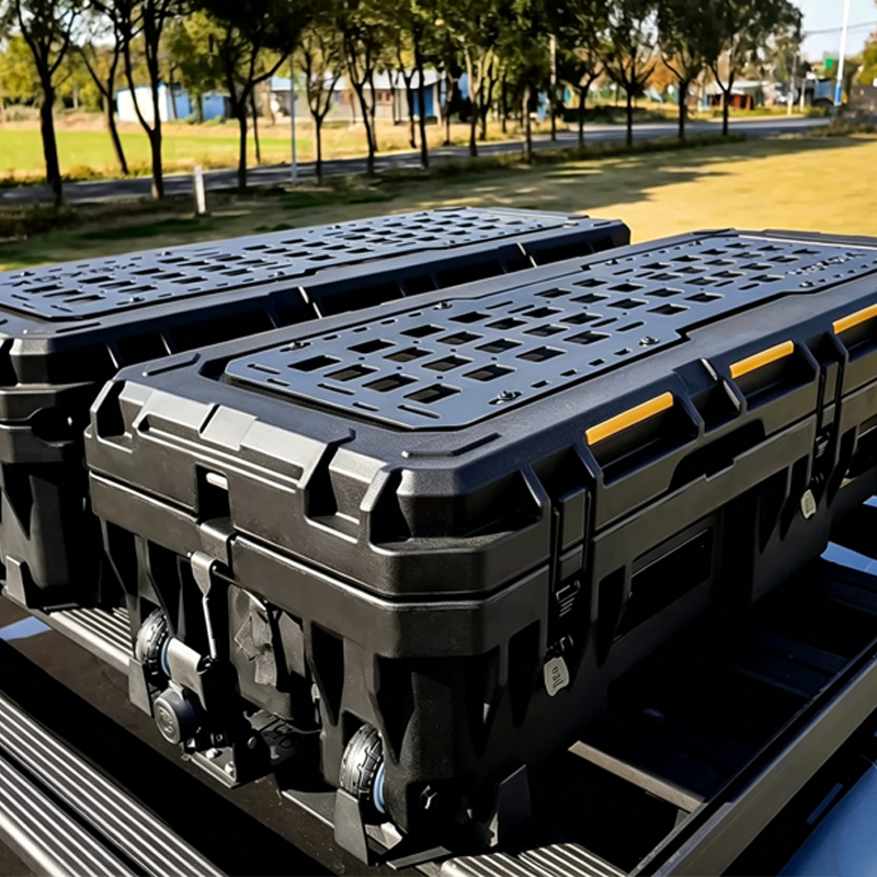 95L Car Roof Top Cargo Box Universal Waterproof Outdoor Camping Storage Luggage Box for SUV Sedan Travel Roof Rack Carrier