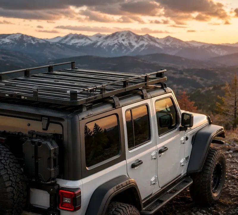 Aluminum Roof Rack for Jeep Wrangler JL & Gladiator JT | OMU Genesis