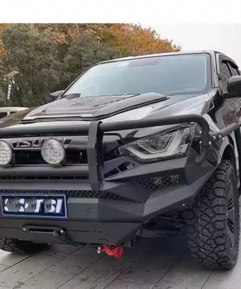 Aussie Bull Bar Front Bumper Rear Bumper for 2015-2021 D-MAX Pickup Off-Road Anti-Collision Competition Bumper