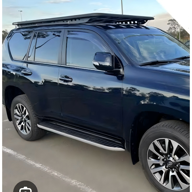 Dual Swing Out Rear Bumper With Spare Tire Carrier & Jerry Can Mount for LC200 Series Offroad SUV
