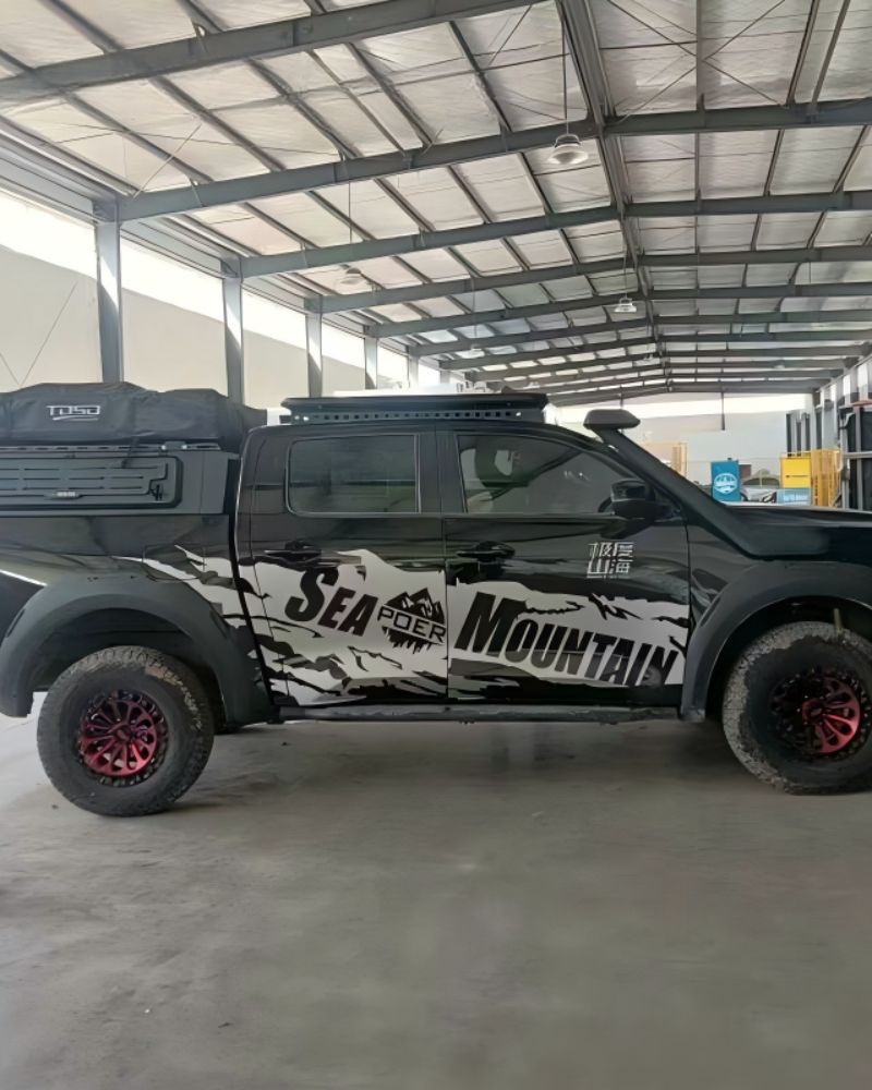 Factory Supply 3 Doors Full Height Pickup Hardtop Canopy Fit POER Off-road Model Waterproof Truck Cargo Box Cover