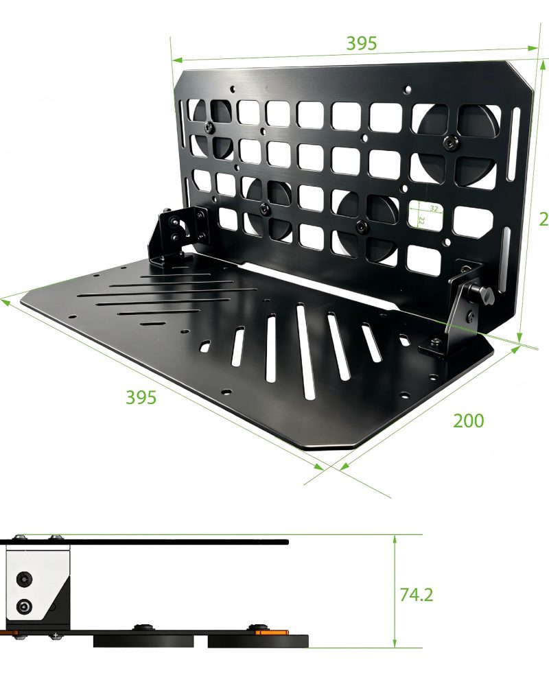 Foldable Car Magnetic Table Board SUV Side Tailgate Expansion Tactical Board for Camping