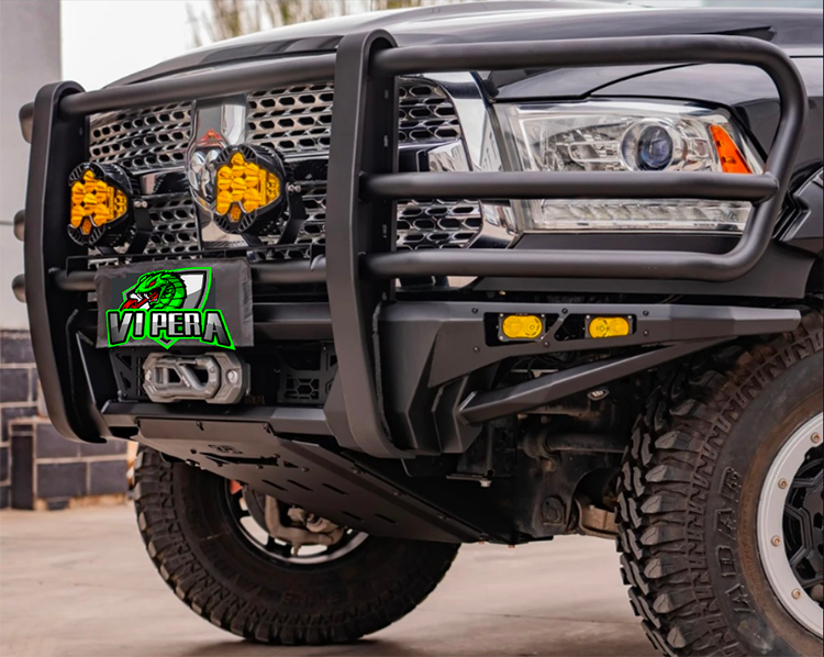 For Ram Bull Bar Front Bumper Metal Bar Enhanced Protection, Scratch-Resistant, Sturdy, Attractive & Safe Guard