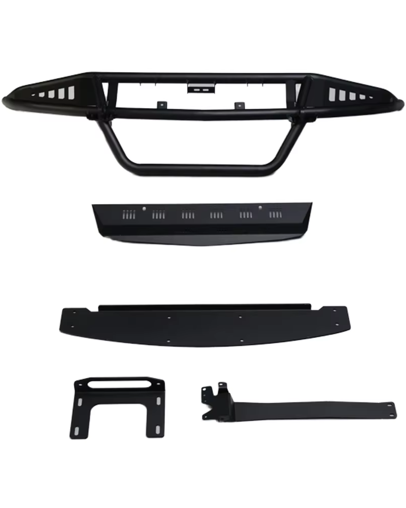 For Touareg Front Bumper Off-Road Heavy-Duty Protection Bar, Modified Upgrade Scratch & Impact Resistant Front Bumper Cover