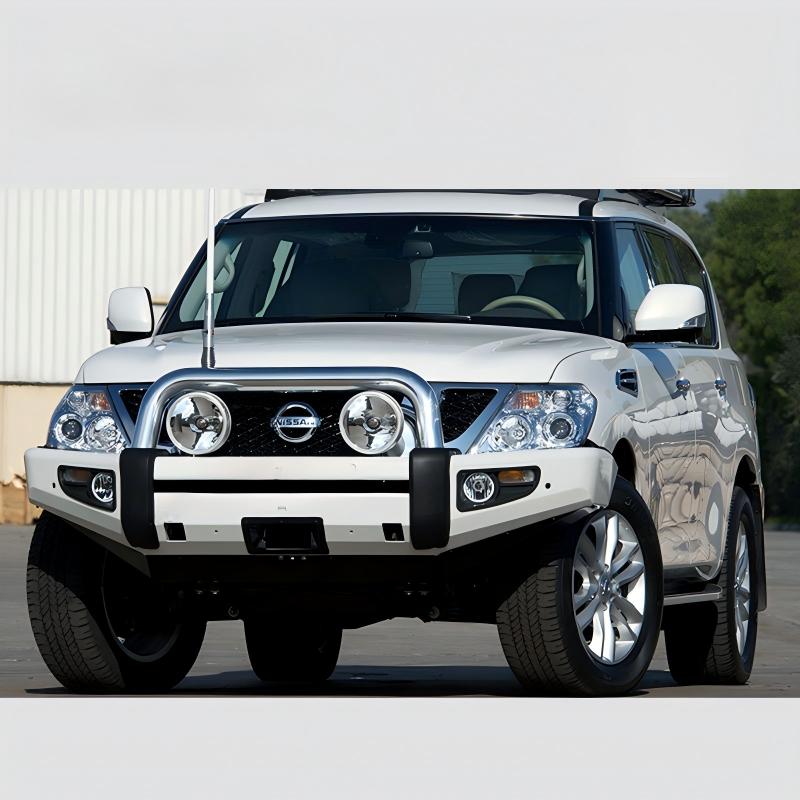 Heavy Duty 4WD Front Bull Bar Off Road Front Bumper for Patrol Y62 2010-2022 Auto Exterior Modification Accessories