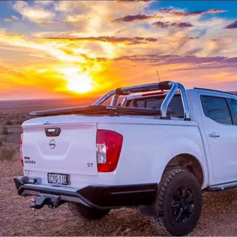 Heavy Duty 4WD Pickup Rear Offroad Bumper for Navara NP300 D23 Anti Collision Rear Protection Bar for Overland Expedition