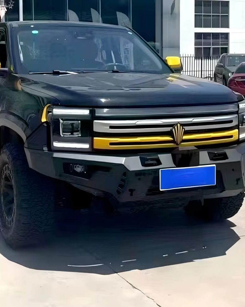 Heavy-Duty Carbon Steel Offroad Front Competition Guard & Side Steps Fit Dadao Pickup