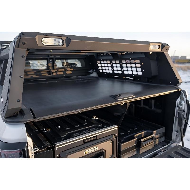 Heavy Duty Pickup Roller Lid Tonneau Cover for Dadao Feijiang, Waterproof Retractable Rear Truck Bed Modification Parts
