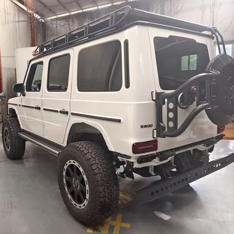 Heavy Duty Rear Bumper Guard Compatible with G-Class, High-Strength Anti-Collision Protector Bar for Off-Road Exterior Upgrade