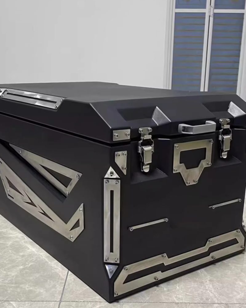 New Steel Trunk Storage Container for 3500 Pickup Truck Black