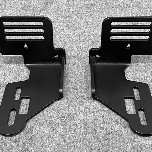 New Steel Grille Light Bracket for 3500 Pickup Truck-Black Retrofit/Upgrade