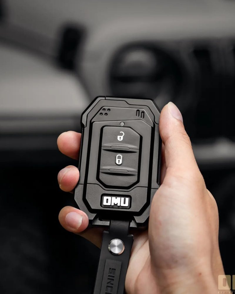 OMU Genesis Aluminum Key Cover 3/4 Buttons For Jeep Wrangler JL JT