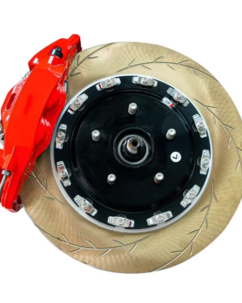 New Aluminium Four-Piston Brake Calipers CS4 Set for Audi A4 B9 GTI Retrofit/Upgrade OE Compatible